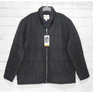 Weatherproof Vintage Mens Fleece Lined Puffer Jacket • Black • Sz XXL • NWT
